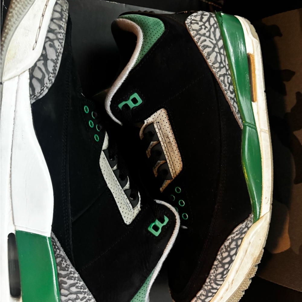 Jordan 3 pine green